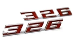 New "326" Front Fender Emblem Set / For 1967 Lemans & Tempest Engine Side Badge. Fixed Price $97.99.