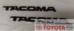 Oem Toyota Tacoma Matte Black Door Emblems 2010-2018 75427-04041 Set Of 3. Fixed Price $125.00.