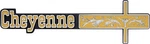 1973-74 Chevrolet Truck Blazer Suburban; Cheyenne; Dash Panel Emblem. Fixed Price $35.99.