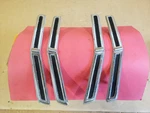 1966 Mercury Comet 202 Sedan Side Ornaments Fender Trim Mouldings. Fixed Price $24.99.