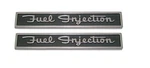 1962 Corvette Front Fender "fuel Injection" Emblem Pair New Trimparts. Fixed Price $110.89.