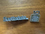 Front Fender "scottsdale 10" Emblem For 1975-1980 Chevy Pickup Trucks Broke Sign. Fixed Price $14.15.