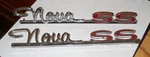Nos 1964-65 Chevrolet Nova Ss Front Fender Emblem Set. Fixed Price $240.00.
