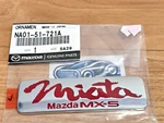 Mazda Genuine Miata MX-5 Roadster 90-97 Rear Chrome Emblem NA01-51-721A Oem Jdm. Fixed Price $64.98.