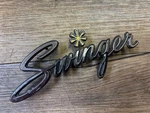 1970-1975 Dodge Dart Swinger Body Mopar Nos 1/4 Panel Script Emblem 3446102. Fixed Price $95.00.
