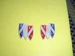 1965 Buick Skylark Gs Gran Sport Hood Ornament Inserts (front & Rear) Emblems. Fixed Price $99.99.