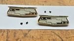 1955 1956 Chevy Bel Crest Emblems Pair New. Fixed Price $34.99.