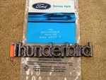Nos Oem Ford 1983 1988 Thunderbird T-bird Deck Trunk Lid Emblem 1984 1985 1986. Fixed Price $30.00.
