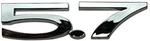 Reproduction Chrome "5.7" Rear Trunk Emblem For 2004 Pontiac Gto. Fixed Price $29.98.