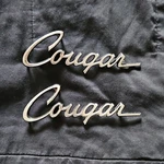 Mercury Oem Cougar Chrome Metal Emblem Badge Logo Nameplate Complete. Fixed Price $80.00.