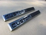 Fits 87-91 F-150 250 350 Ford Truck Custom 2PCS Fender Emblem Nameplate Badge. Fixed Price $24.95.
