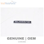 2013-2017 Audi Q5 Trunk / Hatch Emblem Badge (quattro) 8R0853737A. Fixed Price $12.99.