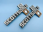 Front Fender "scottsdale 10" Emblem Set 1981-1987 Chevy Pickup Trucks. Fixed Price $86.99.