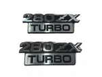 1981-1983 Datsun 280ZX Turbo Fender Badge Emblems W/new 3M Tape Lh Rh Pair Oem. Fixed Price $79.99.