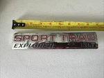 Ford "sport Trac Explorer Xlt Emblem Oem 9A24-7843156 Fomoco Badge Original. Fixed Price $29.99.