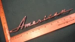 BQ39 Rambler American Fender Emblem Vintage 1961-3 #3458092 Amc. Fixed Price $89.99.