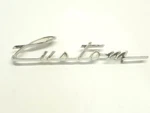 Vintage 1960-1961 Amc Rambler Script Emblem "custom" Badge #3458082 Used. Fixed Price $13.48.