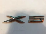 00-06 Bmw X5 Emblem Rear Trunk Logo Letters Silver Chrome Genuine. Fixed Price $24.95.