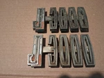 Two Jeep J3000 Emblems. Fixed Price $71.24.