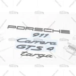 Genuine Black "porsche 911 Carrera 4 Gts Targa" Emblem Logo Insignia. Fixed Price $429.95.