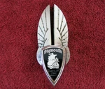 1934 1935 1936 Plymouth Grille Emblem Badge 652955 Mayflower Cloisonne Chrysler. Fixed Price $97.95.