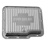 Transmission Pan Gm Powerglide Oem Height Chrome Steel Finned With Drain Plug. Fixed Price $56.99.