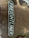 Vintage Large Freightliner Semi Truck Emblem 22-39676-003 Cast Aluminum 20.5". Fixed Price $100.00.