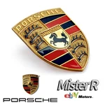 Porsche 356 Hood Handle Crest Emblem/badge New Restoration Oe #64455921002. Fixed Price $158.25.