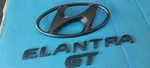 Hyundai Elantra Gt 2013-2017 Rear Black Trunk Lid Emblem Logo Oem Used Set. Fixed Price $48.95.