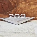 Ford 289 Mustang Car Emblem Fender Aluminum Metal Vintage Original Trim Accent. Fixed Price $14.99.