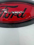 Oem Ford Grille Emblem W/ Front Camera Custom Painted Rapid Red Gloss Black. Fixed Price $399.99.