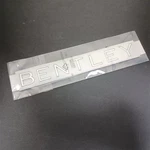Rear Script Emblem Silver Fit Bentley Continental Gt Flying Spur 3SA853675. Fixed Price $90.00.