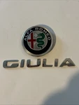 2017-2022 Alfa Giulia Rear Trunk Emblem Badge Letters Chrome Oem. Fixed Price $30.00.