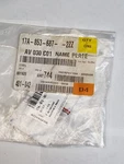 Volkswagon Jetta Name Plate 17A-853-687-2ZZ Oem. Fixed Price $18.00.