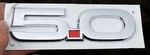 New Oem Ford Mustang Front Fender (5.0) Emblem Badge 2015 - 2020. Fixed Price $35.00.