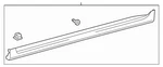 Genuine Toyota Prius 2012-2017 Rocker Molding Lh=driver Side, 75860-47020-B1. Fixed Price $699.95.