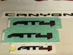 Gmc Black Nameplate Budges (AT4 & Canyon). Fixed Price $200.00.