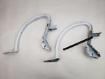 2011 Audi A4 2.0T Left & Right Rear Trunk Hinges Set White 8K5827302 C66. Fixed Price $60.00.
