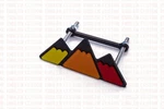 Tri-color Grille Badge Emblem For Toyota Tacoma Trd TUNDRA/4RUNNER Super. Fixed Price $10.89.