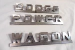 Rare 1946-1957 Dodge Power Wagon Truck Emblem Trim Factory Original Read Full. Fixed Price $265.00.