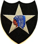U.s. Army 2ND Infantry Division Military Vet Wwii Iron Patch Emblem C-22. Fixed Price $5.49.