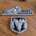 Oem Dodge Ram Big Horn Emblem Chrome Badge 1500 2500 3500 Door Tailgate Logo. Fixed Price $25.49.