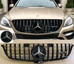 Hood Grille W/emblem For 2012-2015 Mercedes Benz W166 ML350 ML400 ML550. Fixed Price $114.95.