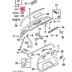 New Audi A4 S4 B6 Rear Trunk Boot Lid Emblem Badge 8D0853737G2ZZ. Fixed Price $65.86.