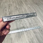 Vintage Pontiac Tempest Custom Emblem 4430621 Badge Ornament Trim Oem Nameplate. Fixed Price $44.99.