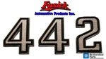 1969-1973 Cutlass 442 Front Fender Emblem. Fixed Price $45.00.