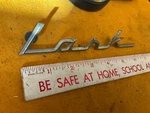 Studebaker Lark Metal Emblem Part # 69104 1332235. Fixed Price $16.43.