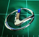 2.5" For Lexus Steering Wheel 3D Chrome Badge Emblem Pin Type. Fixed Price $26.96.