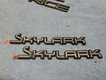 1986 To 1991 Buick Skylark Emblems X2 Nos Gm Parts #25525983. Fixed Price $25.00.