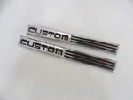 Pair Of 1987 1988 1989 1990-1991 F-150 250 350 Ford Truck Custom Fender Emblems. Fixed Price $24.99.